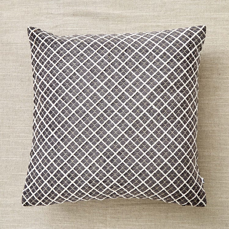 Endura Embroidered Cushion Cover - 40x40cm