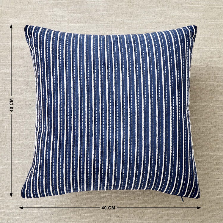 Endura Embroidered Cushion Cover - 40x40cm
