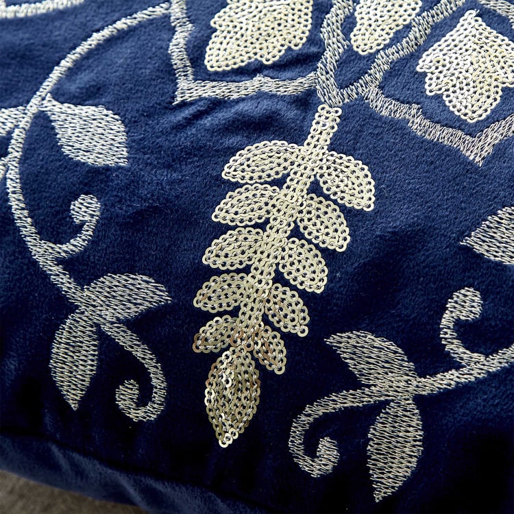 Endura Classical Embroidered Cushion Cover - 40x40cm