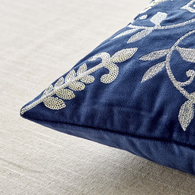 Endura Classical Embroidered Cushion Cover - 40x40cm