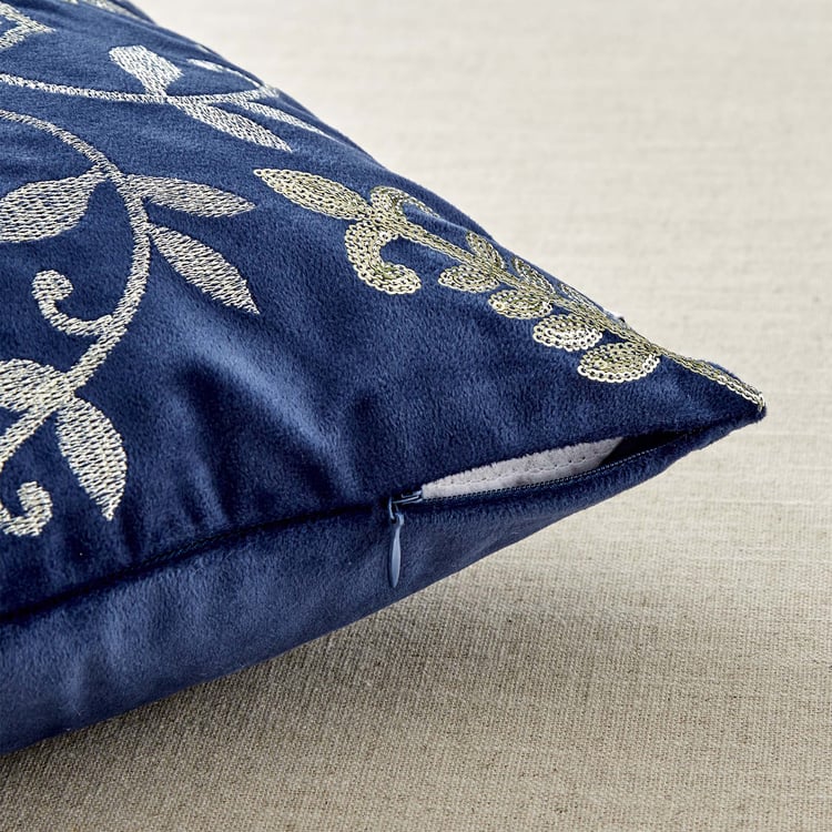 Endura Classical Embroidered Cushion Cover - 40x40cm