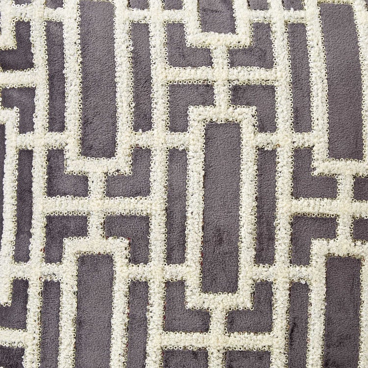 Endura Embroidered Cushion Cover - 40x40cm