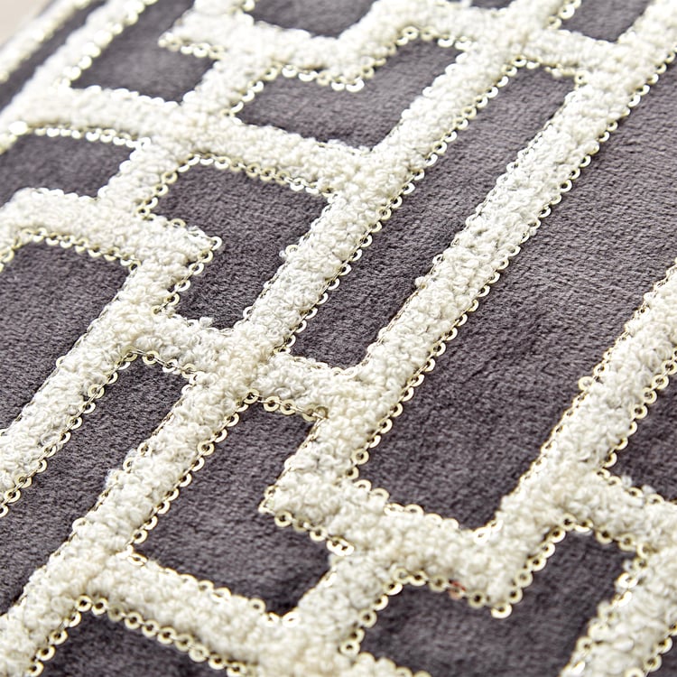 Endura Embroidered Cushion Cover - 40x40cm