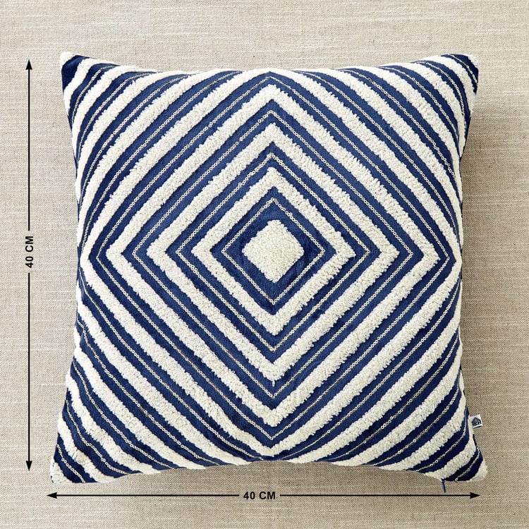 Endura Embroidered Cushion Cover - 40x40cm