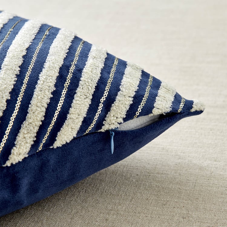 Endura Embroidered Cushion Cover - 40x40cm