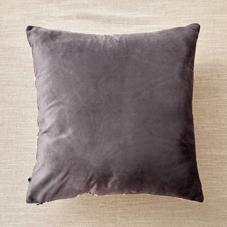 Endura Floral Embroidered Cushion Cover - 40x40cm