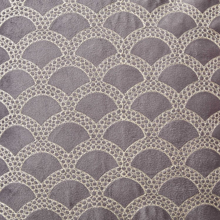 Endura Jali Embroidered Cushion Cover - 40x40cm