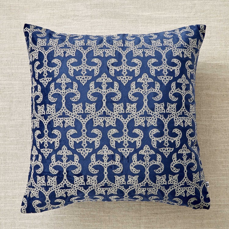 Endura Jali Embroidered Cushion Cover - 40x40cm