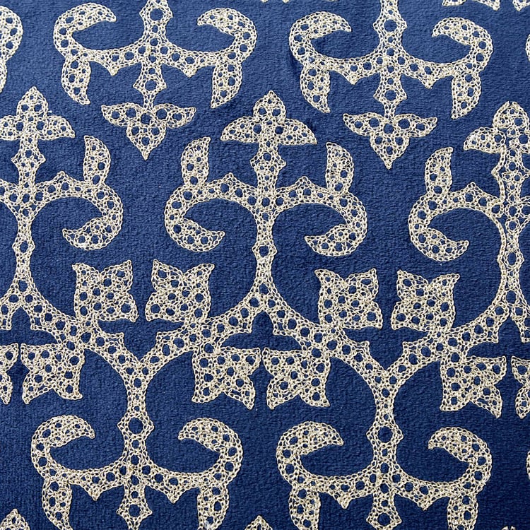 Endura Jali Embroidered Cushion Cover - 40x40cm