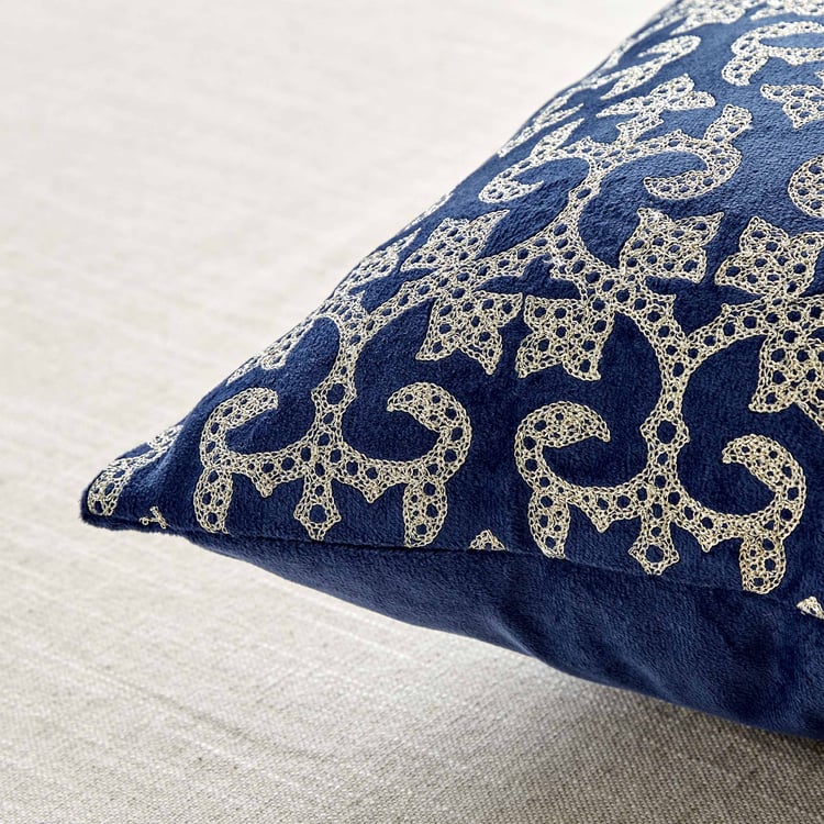 Endura Jali Embroidered Cushion Cover - 40x40cm