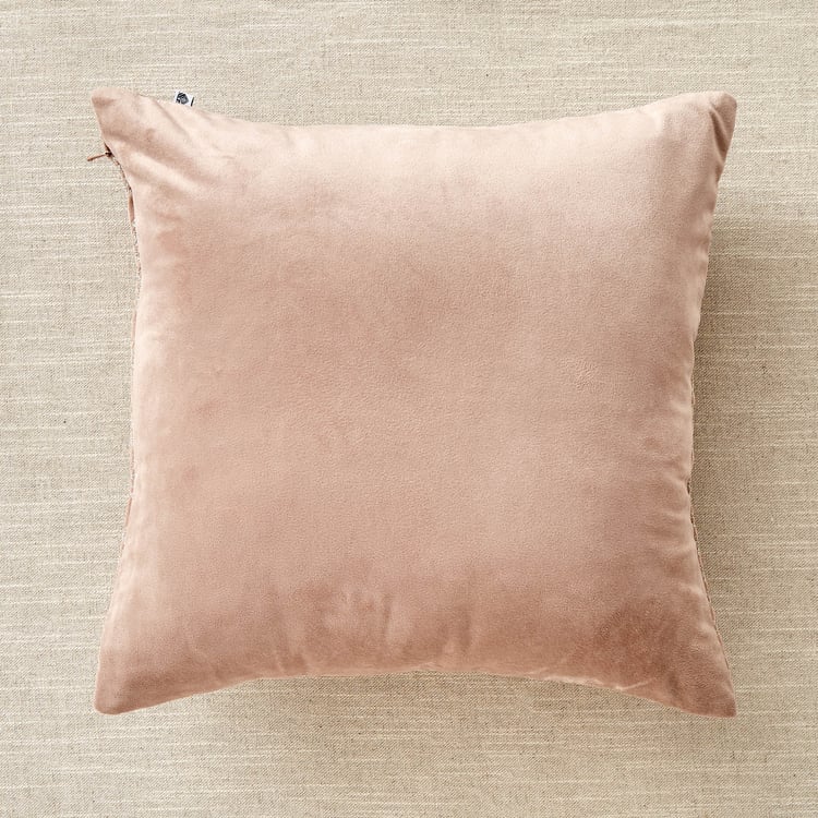 Endura Embroidered Jali Cushion Cover - 40x40cm