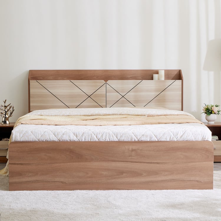 Samuel King Bed - Brown