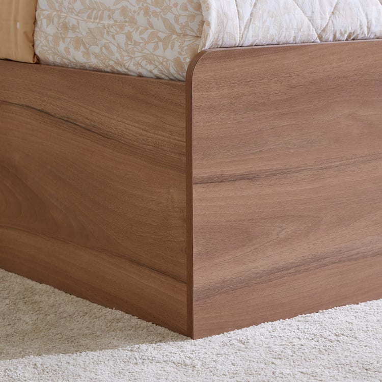 Samuel King Bed with Box Storage - Brown