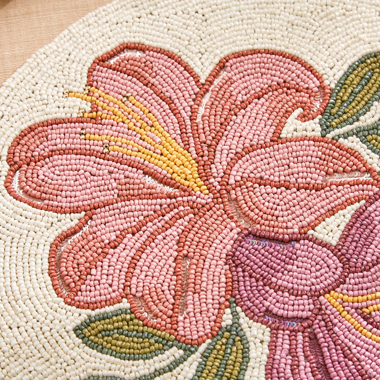 Moksha Beaded Floral Placemat