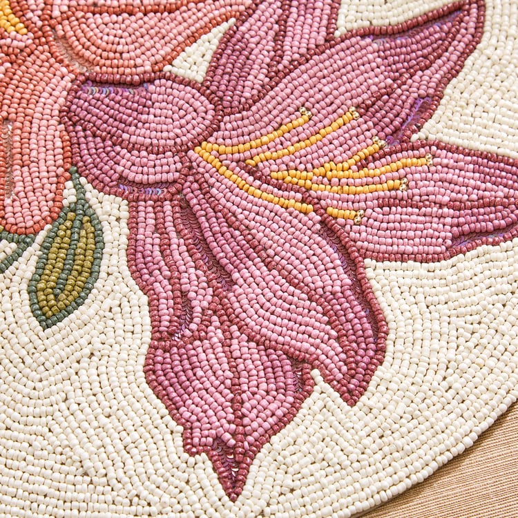 Moksha Beaded Floral Placemat