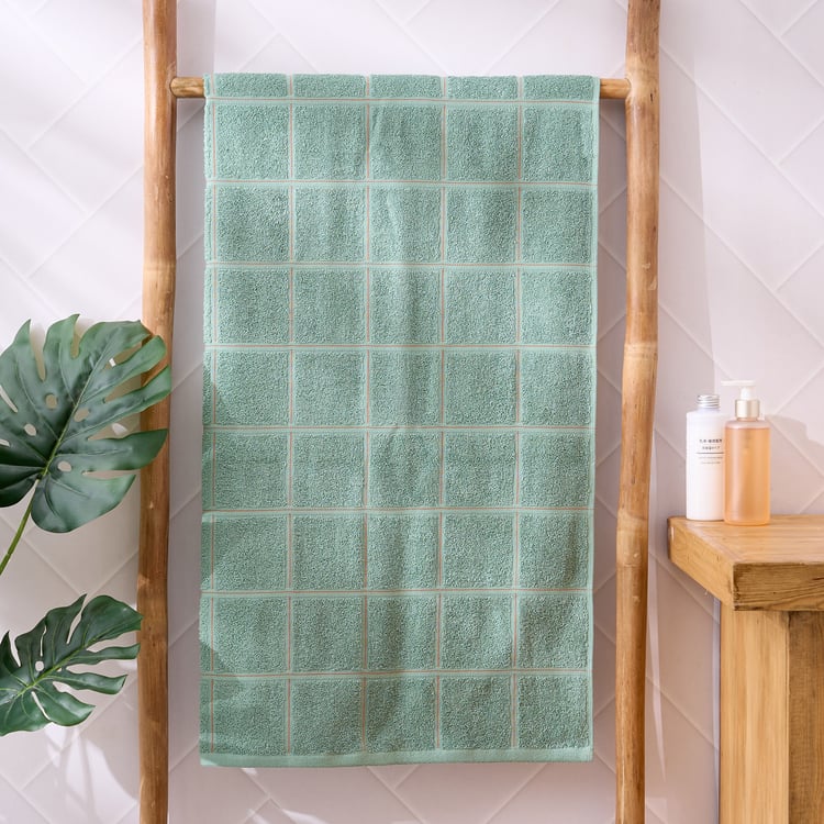 Mekong Multigrid Cotton Bath Towel - 140x70cm