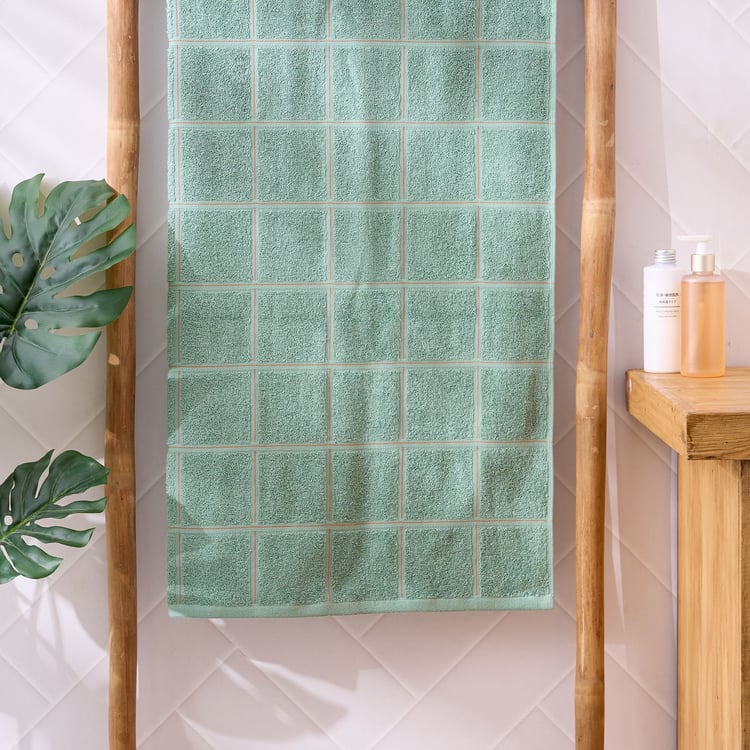 Mekong Multigrid Cotton Bath Towel - 140x70cm