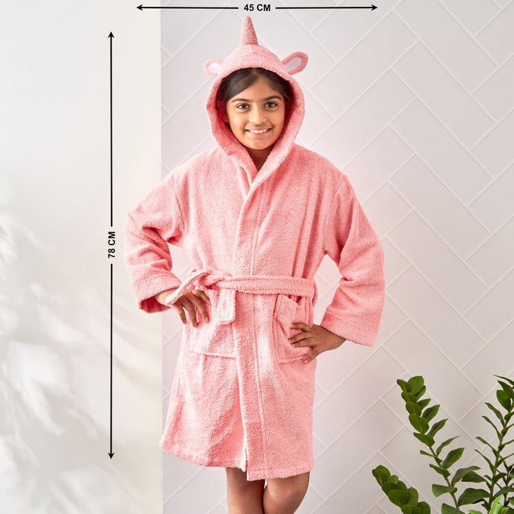 Slate Kids Unicorn Cotton Bathrobe