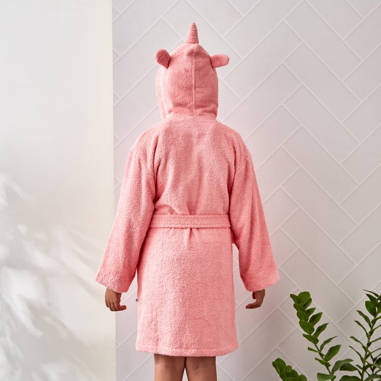 Slate Kids Unicorn Cotton Bathrobe