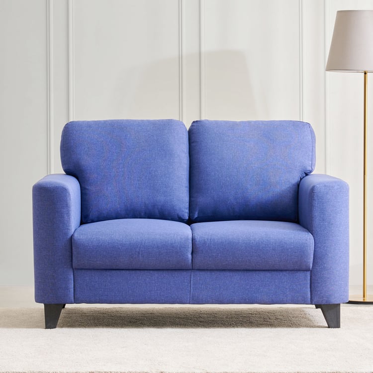 Helios Phantom Fabric 2-Seater Sofa - Blue