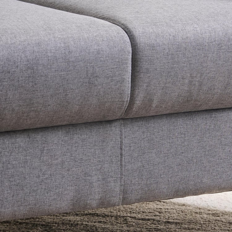 Helios Phantom Fabric 2-Seater Sofa - Grey