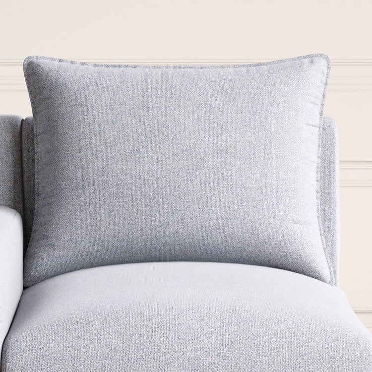 Chrono Fabric 1-Seater Left Arm Sofa - Grey