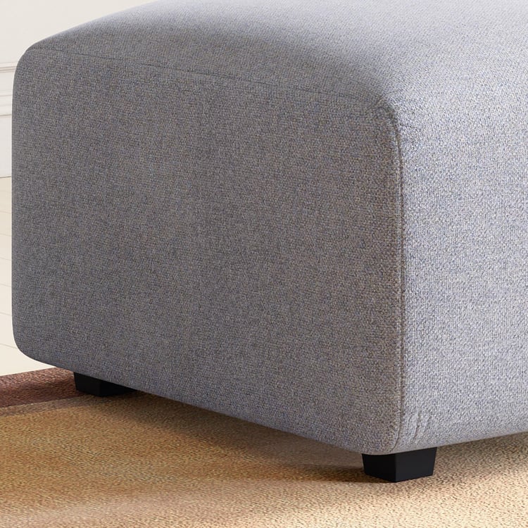 Chrono Fabric Ottoman - Grey