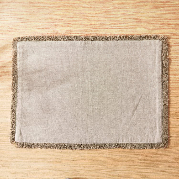 Maison Leaf Cotton Printed Placemat