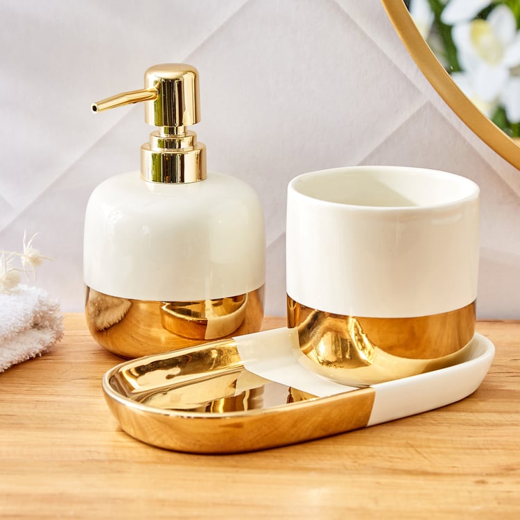 Monique Mystique 3Pcs Ceramic Bathroom Set