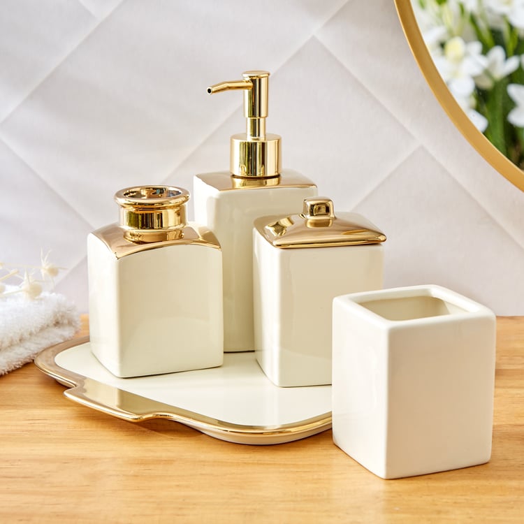 Monique Mystique 5Pcs Ceramic Bathroom Set