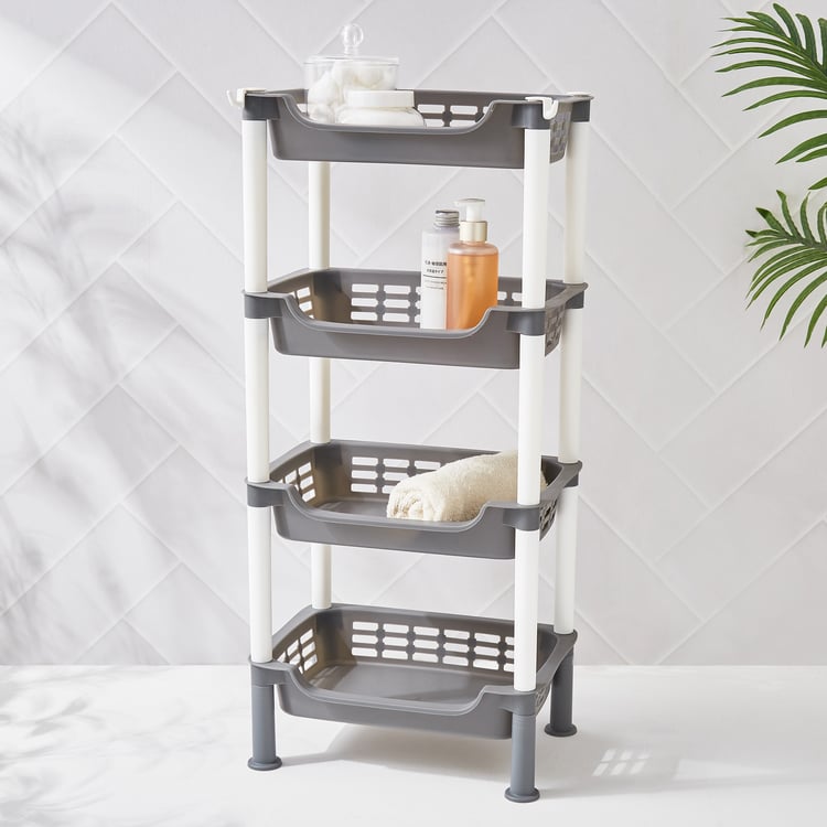 Omnia Roaster Polypropylene 4-Tier Shelf