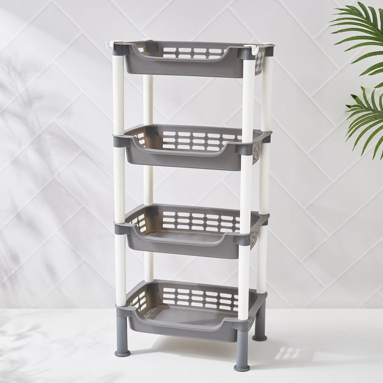 Omnia Roaster Polypropylene 4-Tier Shelf