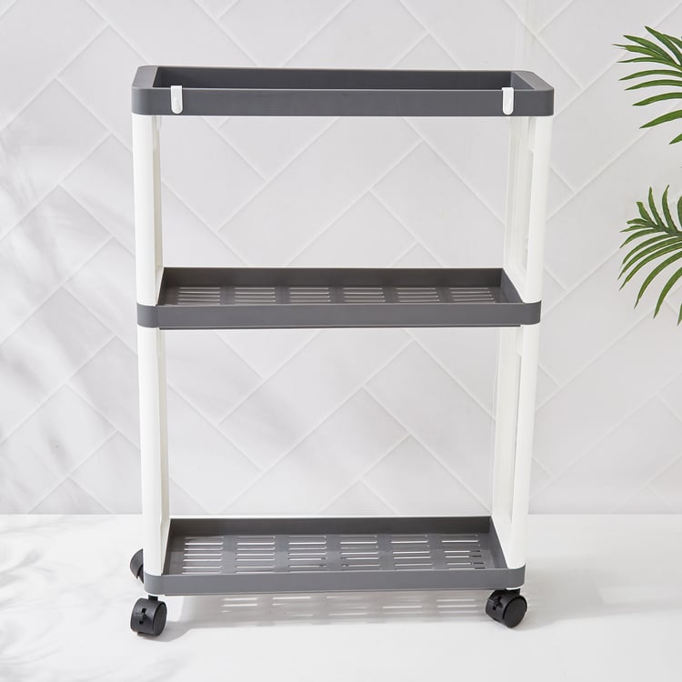 Omnia Roaster Polypropylene 3-Tier Storage Shelf