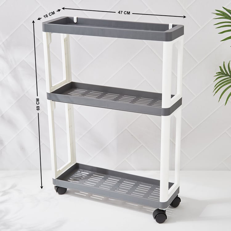 Omnia Roaster Polypropylene 3-Tier Storage Shelf