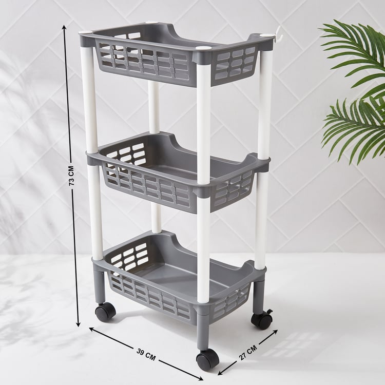 Omnia Roaster Polypropylene 3-Tier Shelf