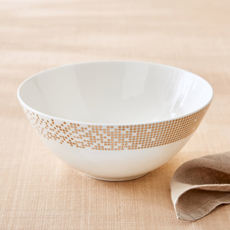 Altius Modern Radiance Bone China Printed Cereal Bowl - 800ml