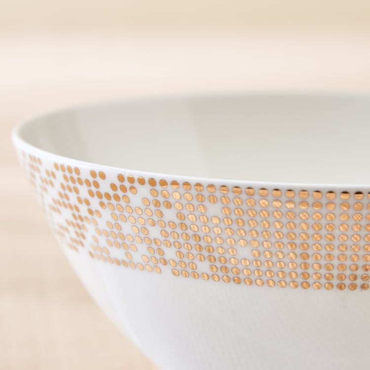 Altius Modern Radiance Bone China Printed Cereal Bowl - 800ml