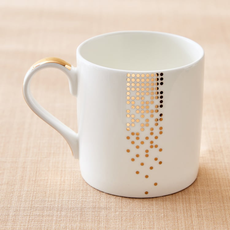 Altius Modern Radiance Bone China Printed Mug - 350ml