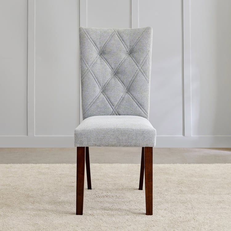 Harmony Sia NXT Set of 2 Fabric Dining Chairs - Grey