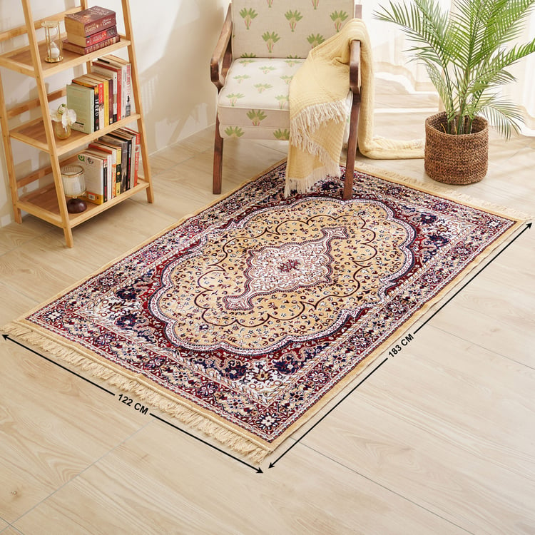 Corsica Esteem Polycotton Woven Carpet - 183x122cm