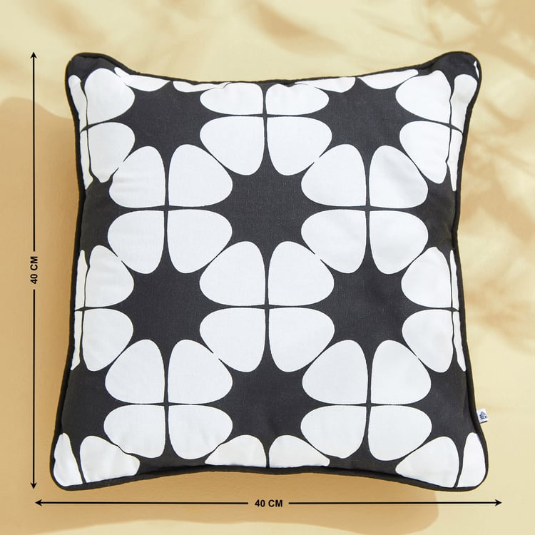 Midnight Melody Printed Filled Cushion - 40x40cm