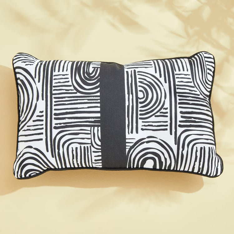 Midnight Melody Printed Filled Cushion - 50x30cm