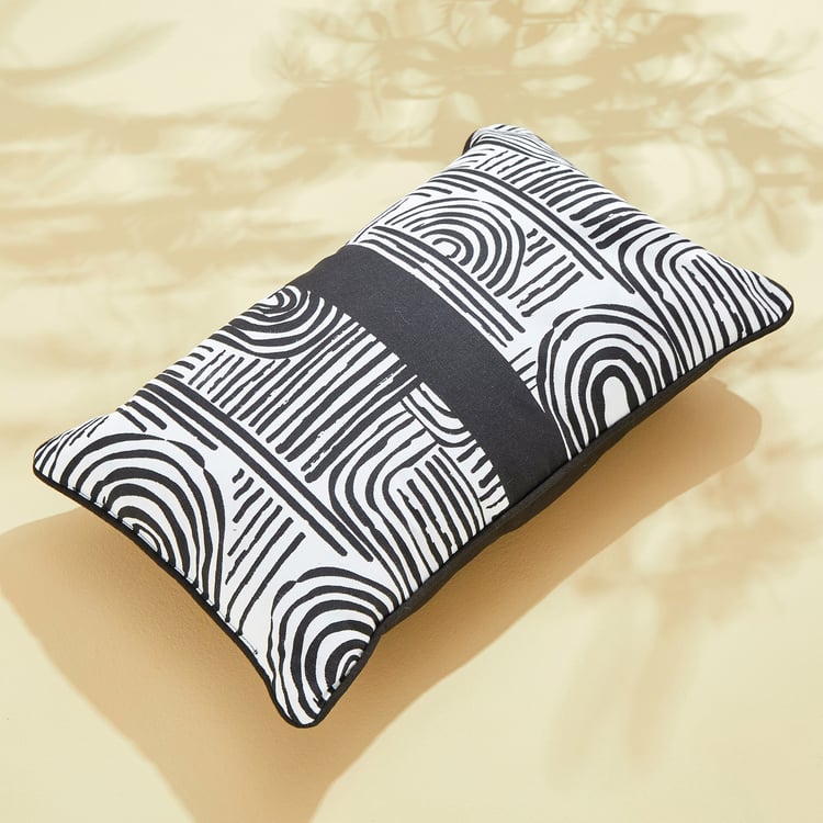 Midnight Melody Printed Filled Cushion - 50x30cm