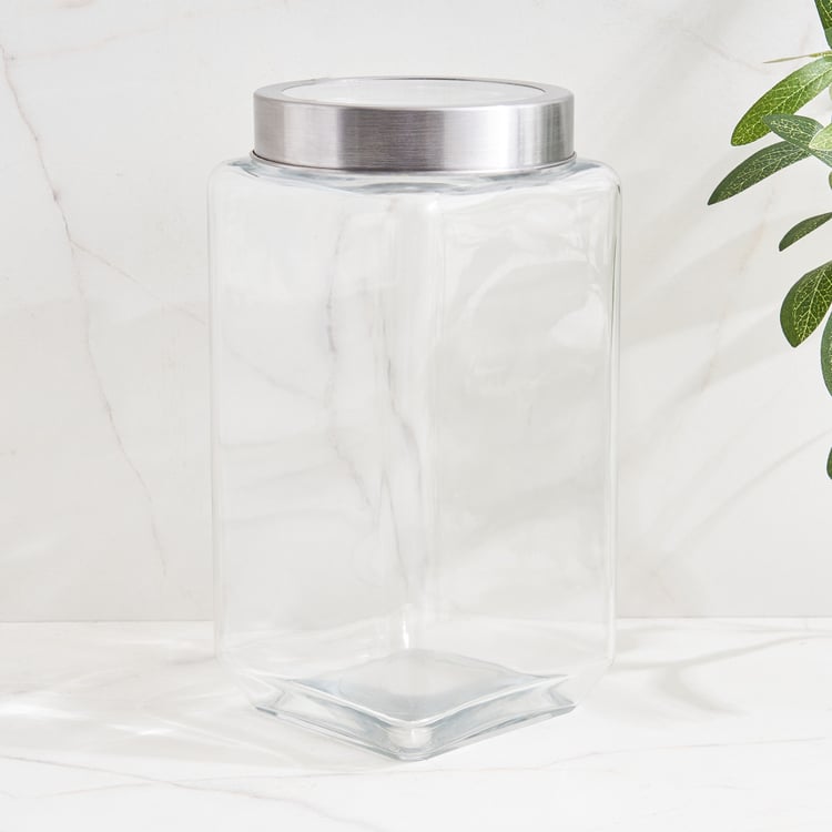 Corsica Roven Set of 4 Glass Storage Jars with Lid