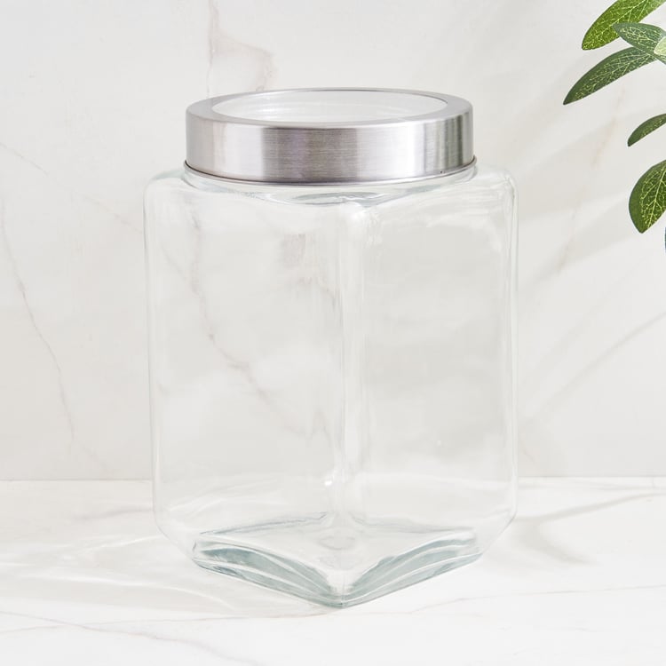 Corsica Roven Set of 4 Glass Storage Jars with Lid