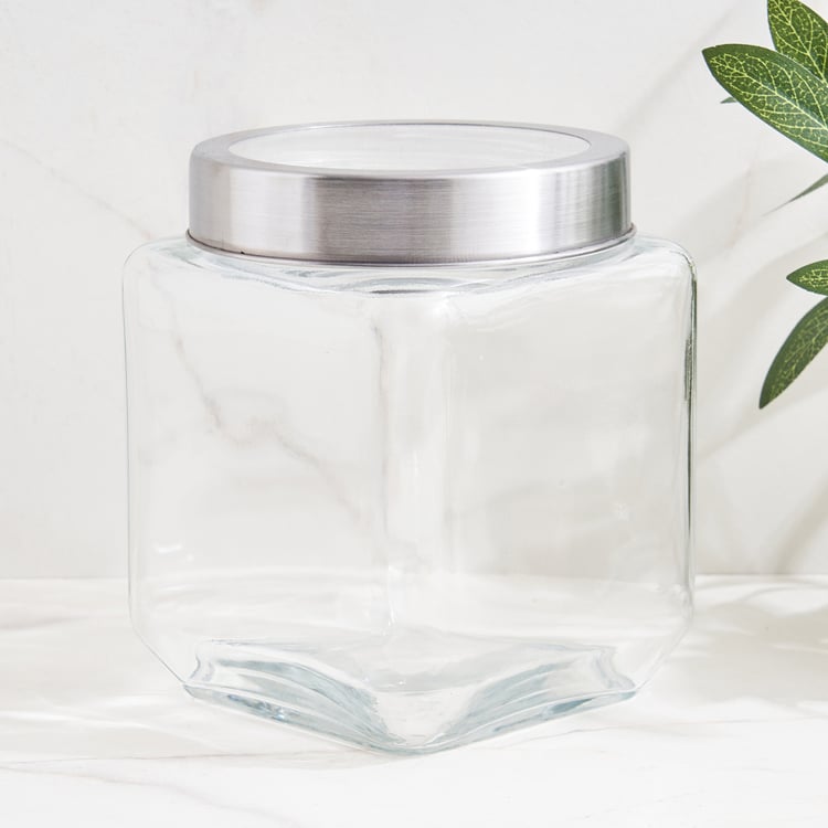 Corsica Roven Set of 4 Glass Storage Jars with Lid