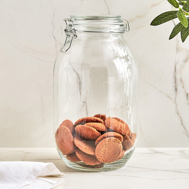 Corsica Shane Glass Storage Jar - 3.1L