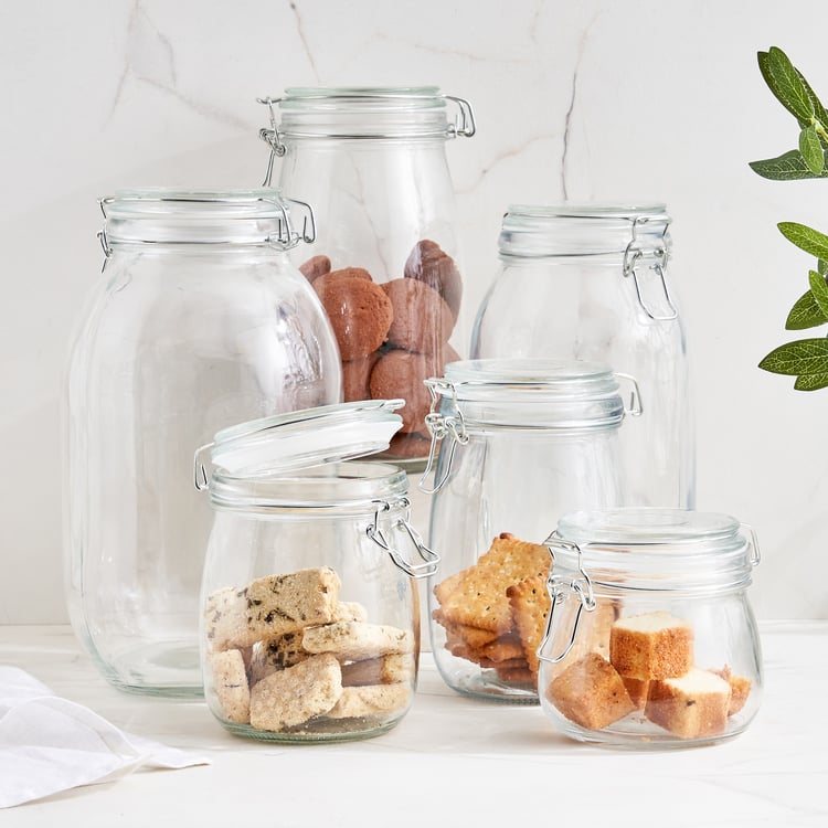 Corsica Shane Glass Storage Jar - 3.1L