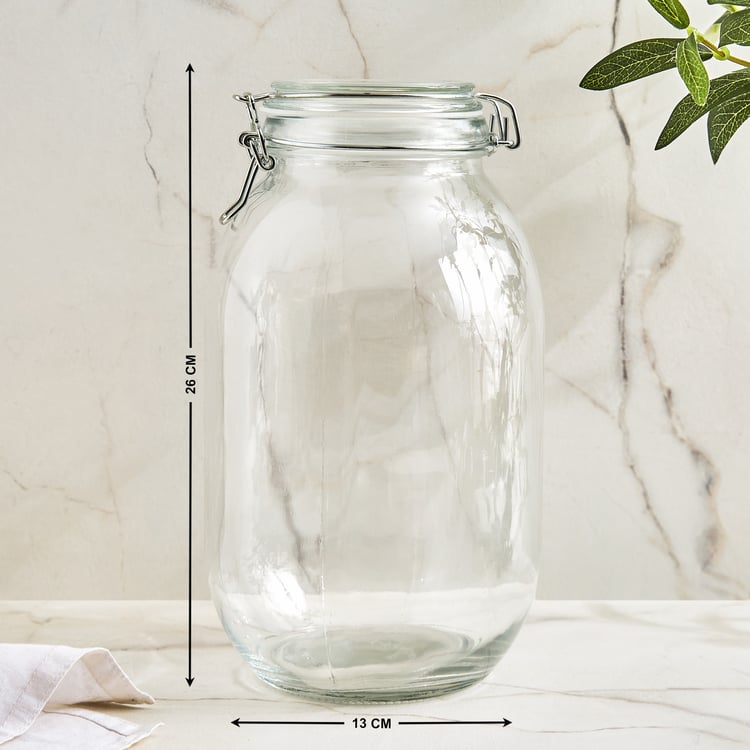 Corsica Shane Glass Storage Jar - 3.1L