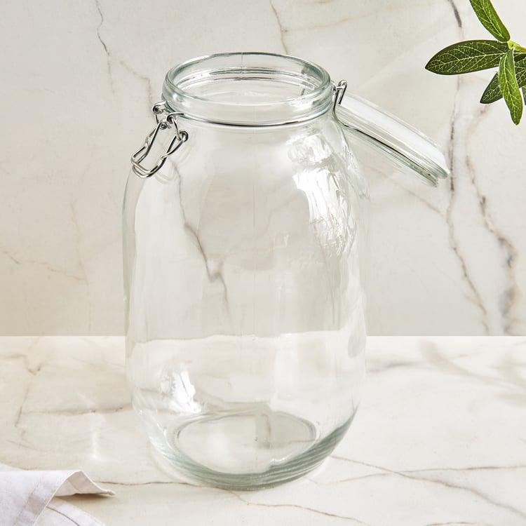 Corsica Shane Glass Storage Jar - 3.1L